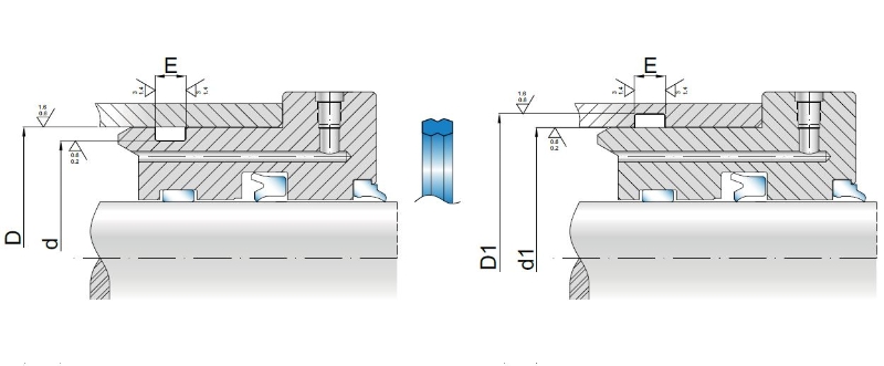 Static seal SSA 50X45,4X5,4 C0