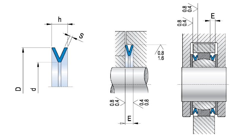 V-Ring VRA 38,5X31X4,5 B0               