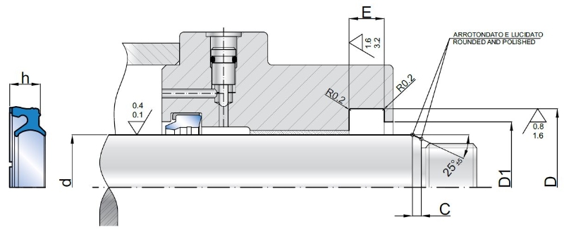 Wiper PIW 14X14X5 B0