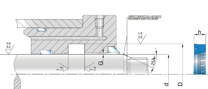 BLF 70x80x7,3 C0